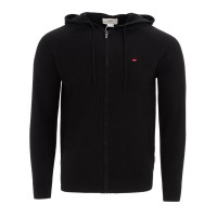 суичър,мъжки,горнища,с,качулка,мъжки,пуловери,lee,cooper,cooper,long,sleeve,zip,thru,hoodie,black