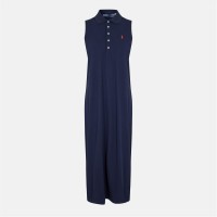 рокля,дамски,поли,и,рокли,polo,ralph,lauren,women's,stretch,cotton,sleeveless,polo,dress,newport,navy