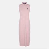 рокля,дамски,поли,и,рокли,polo,ralph,lauren,women's,stretch,cotton,sleeveless,dress,pink,sand