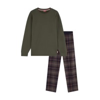 мъжки,комплект,мъжки,пижами,hunter,pyjama,set,mens,n,sky,mult,chck
