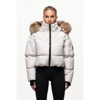 промоция,на,зимни,облекла,дамски,жилетки,good,for,nothing,faux,fur,trim,puffer,cream