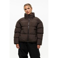яке,дамски,жилетки,good,for,nothing,puffer,jacket,brown
