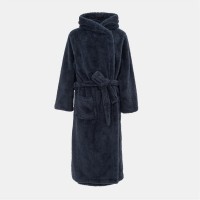 дамски,пижами,linea,fleece,robe,women,navy