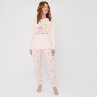 дамски,пижами,miso,latte,cuff,pj,ld53,peach