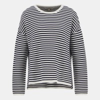 дамски,пуловер,дамски,плетени,дрехи,barbour,women,s,crew,neck,knitted,jumper,navy,stripe