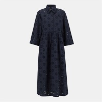 рокля,дамски,поли,и,рокли,barbour,melissa,broderie,anglaise,midi,dress,navy