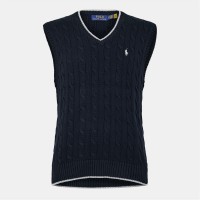 потник,мъжки,пуловери,polo,ralph,lauren,polo,cable,pp,vest,sn05,hunter,navy