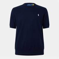 плетена,блуза,мъжки,пуловери,мъжки,тениски,polo,ralph,lauren,men's,knitted,top,hunter,navy