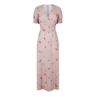 рокля,дамски,поли,и,рокли,armani,exchange,women's,a,line,dress,pink,paper,burn