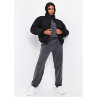 дамски,жилетки,missy,empire,quilted,logo,padded,puffer,coat,black