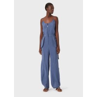 дамски,летни,гащеризони,emporio,armani,tuta,jumpsuit,bijou,blu