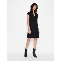 рокля,дамски,поли,и,рокли,armani,exchange,ax,vneck,dress,ld99,black