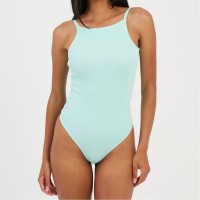 дамски,потник,дамски,топове,brave,soul,womens,spaghetti,strap,vest,style,bodysuit,sea,green