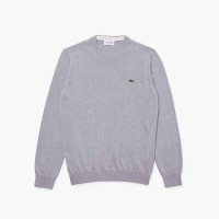 мъжки,пуловер,мъжки,пуловери,lacoste,knitted,jumper,mens,grey,cca