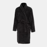 мъжки,пижами,howick,fleece,plain,robe,men,black