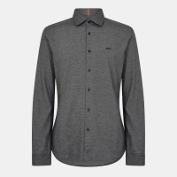 риза,boss,men,s,long,sleeve,plain,shirt,dark,blue
