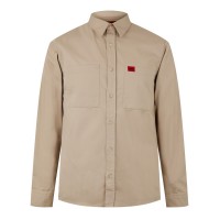 мъжка,риза,облекла,на,разпродажба,мъжки,ризи,hugo,egrin,10261043,01,plain,shirt,mens,open,beige