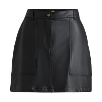 пола,поли,и,къси,панталони,boss,leather,skirt,black