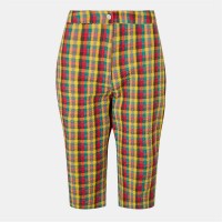 панталони,дамски,чорапогащи,и,клинове,amylynn,women's,sabrina,cigarette,trousers,red,green,chk