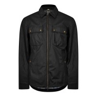 риза,с,дълъг,ръкав,мъжки,якета,belstaff,men,s,tour,waxed,cotton,waterproof,long,sleeve,overshirt,black