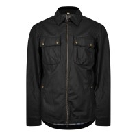 риза,с,дълъг,ръкав,облекла,на,разпродажба,мъжки,якета,belstaff,men's,tour,waxed,cotton,waterproof,long,sleeve,overshirt,black