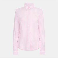 рокля,musto,quy,pique,long,sleeve,dress,shirt,pink