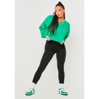блуза,дамски,блузи,missy,empire,sport,oversized,cropped,sweatshirt,green