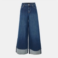 дънки,дамски,дънки,7,for,all,mankind,women's,marie,wide,leg,jeans,mid,blue