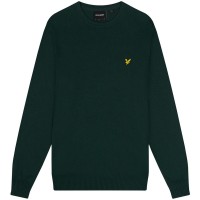 блуза,мъжки,пуловери,lyle,and,scott,merino,crew,knit,sweater,dk,green,w486