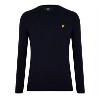 блуза,облекла,на,разпродажба,мъжки,пуловери,lyle,and,scott,merino,crew,knit,sweater,dark,navy,z271