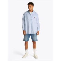 дамски,ризи,tommy,jeans,tjw,ovs,badge,oxford,shirt,ext,sw,blue,stripe