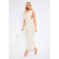рокля,дамски,поли,и,рокли,missy,empire,corset,maxi,chain,dress,cream