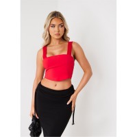дамски,топове,missy,empire,sleeve,corset,top,red