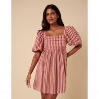 дамска,рокля,дамски,поли,и,рокли,nobodys,child,women,s,nova,stripe,mini,dress,pink