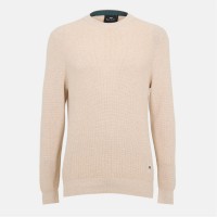 пуловер,мъжки,пуловери,ps,paul,smith,men's,knitted,patch,crew,neck,jumper,white,02