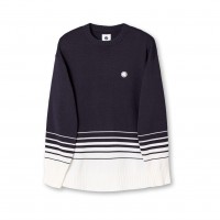 пуловер,мъжки,пуловери,pretty,green,men,s,gradient,knitted,crew,neck,jumper,navy