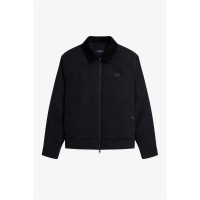яке,облекла,на,разпродажба,мъжки,якета,fred,perry,men's,caban,barn,jacket,black,184