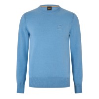 пуловер,мъжки,пуловери,boss,mens,boss,orange,long,sleeve,crew,neck,jumper,(kanovano),open,blue
