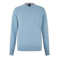 пуловер,мъжки,пуловери,boss,men's,kanovano,crew,neck,jumper,pastel,blue