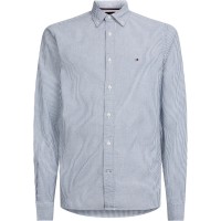 облекла,на,разпродажба,мъжки,ризи,tommy,hilfiger,core,1985,flex,oxford,stripe,shirt,navy,stripe,0a4