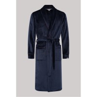 мъжки,пижами,ted,baker,fleece,gown,navy
