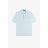 блуза,с,яка,мъжки,пуловери,мъжки,тениски,fred,perry,men,s,knitted,short,sleeve,polo,shirt,light,ice,r30