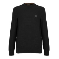 пуловер,мъжки,пуловери,boss,men's,anion,orange,cotton,cashmere,long,sleeve,crew,neck,jumper,black