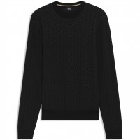 пуловер,мъжки,пуловери,boss,crew,jumper,black,001