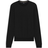 пуловер,мъжки,пуловери,boss,crew,jumper,black,001