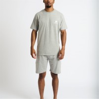 мъжки,тениски,money,lounger,elasticated,short,twin,set,grey,melange