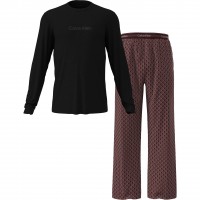 пижама,мъжки,пижами,calvin,klein,long,sleeve,pyjama,set,monogram