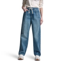 дамски,дънки,dkny,womens,mid,rise,flowy,relaxed,straight,w,drawcord,waistband,cedar,street