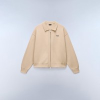 пуловер,мъжки,пуловери,napapijri,men,s,optical,full,zip,crew,neck,jumper,mojave,dess