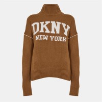 пуловер,дамски,плетени,дрехи,dkny,women's,knitted,turtle,neck,jumper,camel